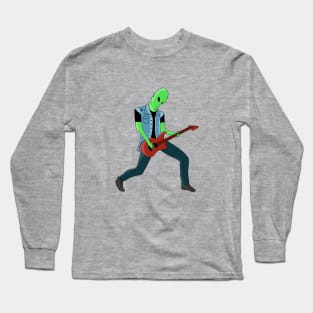 Alien guitarist Long Sleeve T-Shirt